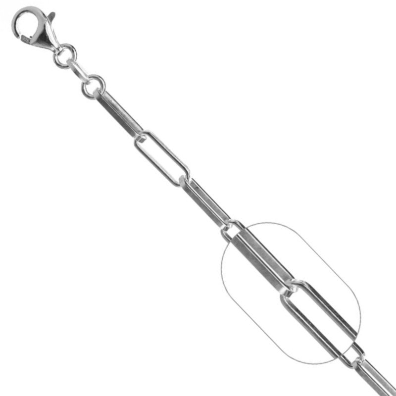 Cadena paperclip PP100 45 cm