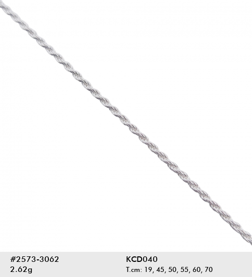 Cadena cordón KCD040 45 cm